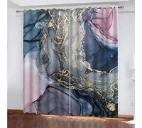 Tende Soggiorno 3D Arte Creativa Con Texture Motivo Tenda Oscurante Bambini, Oscuranti Decorazione Da Finestre Per Camera Da Letto Finestre 234x230 Cm Camera Da Letto Moderne 2 Pezzi