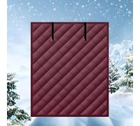 Tende Termica Della Porta Pellicola Termica per Finestre Contro Il Freddo, Kit Isolamento Finestre, Agenti Atmosferici Inverno Antigelo, Copertura Termica Impermeabile 50-300cm(Brown)