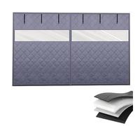 Tende Termica Magnetica Porta Garage, Kit Isolante Invernale Spesso, Chiusura Automatica A Calamita, Schermo Antispifferi Impermeabile, 210 215 240 244 365 490 Cm(Grays,275x260cm)