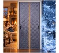 Tende Termiche da Esterno e Tende Termiche per Porte Garage Isolata Pesante | Porta del Garage Isolata con Chiusura Magnetica e Tessuto Oxford a Tre Strati per Fermare le Correnti d'Aria Invernali