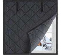 Tende Termiche Isolanti Window Pellicola Isolante per Finestre Copertura Isolamento Termico Invernali, Telo Isolante 3 Strati in Tessuto Oxford Impermeabile e Cotone Morbido Tende Finestra