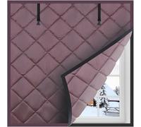 Tende Termiche Isolanti Window Pellicola Isolante per Finestre Copertura Isolamento Termico Invernali, Telo Isolante 3 Strati in Tessuto Oxford Impermeabile e Cotone Morbido Tende Finestra