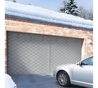 Tende Termiche Magnetica per Porta, Schermo per Porta Del Garage Per L'inverno, Kit Di Isolamento Spessa, Chiusura Automatica A Calamite 210 215 240 244 275 365 490cm(Gray,275x210cm)