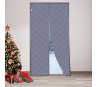 Tende Termiche Per Porta, Zanzariera Magnetica Tenda Isolante Termico Per Porte, Antivento In Tessuto Oxford, Inverno Termica Per Porta Adatta Agli Animali, Per Balcone Soggiorno(Grigio,1.8 * 2.05M)