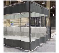 Tende trasparenti impermeabili per esterni, pannelli laterali in PVC trasparente, resistenti alle intemperie, con occhielli, dimensioni 2,5 x 3 m