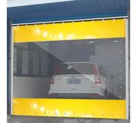 Tende trasparenti impermeabili per lavabo, 2,2 x 2,5 m, pannelli laterali resistenti alle intemperie con occhielli per veranda, pergola, patio, gazebo, resistente alle intemperie