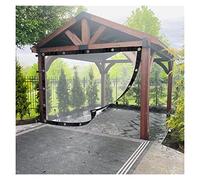 Tende trasparenti impermeabili per pergola, per esterni, antipolvere, con rondelle antiruggine, dimensioni personalizzabili (3 x 2 m) per patio e giardino