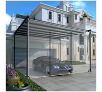 Tende trasparenti in PVC, impermeabili, con cerniera, per pergola e patio, protezione da esterni
