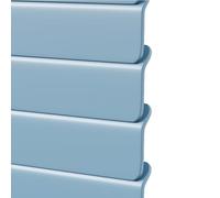 Tende Veneziane da Interno in Alluminio Tende Plissettate Privacy e Protezione Solare Casa Tapparelle Veneziane Isolamento Termico per Porte Finestre(Blue,0.8X1.6M)