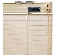 Tende Veneziane Orizzontali Oscuramento, 1 "Stecca Privacy Mini Tende per Finestre Interne con Corda e Palo può Montato All'interno o All'esterno, Luce Filtraggio Tende per Ufficio Bagno