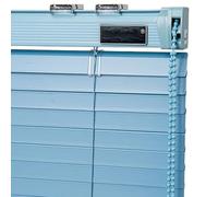 Tende Veneziane Orizzontali Oscuramento, 1 "Stecca Privacy Mini Tende per Finestre Interne con Corda e Palo può Montato All'interno o All'esterno, Luce Filtraggio Tende per Ufficio Bagno