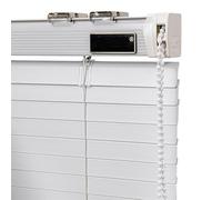 Tende Veneziane Orizzontali Oscuramento, 1 "Stecca Privacy Mini Tende per Finestre Interne con Corda e Palo può Montato All'interno o All'esterno, Luce Filtraggio Tende per Ufficio Bagno