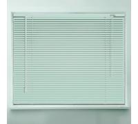 Tende Veneziane Oscuranti per Finestre da Interno, Mini Tenda in Alluminio Senza Corda, su Misura Lamelle Orizzontali da 25 mm per Cucina Bagno e Casa(Verde)