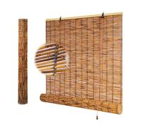 Tende Veneziane Per Esterni Interni Tapparella Bamboo Da Esterno Cortina Di Bambù Impermeabili Privacy 65 80 90 100 120 130 140 150 160 170 180cm Tenda a Rullo in Bambù Per Giardino Portico Anti-UV