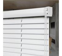 Tende veneziane personalizzate in alluminio bianco da 25 mm, facili da montare, oscuranti, per casa, ufficio, bagno e cucina, 95 cm x 250 cm, soluzione per la privacy elegante e funzionale