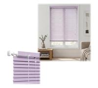 Tende Veneziane Senza Fori, Alluminio 25 mm, Misure Personalizzate | Tende a Rullo Oscuranti da Interno, Privacy e Luce Regolabile per Finestre Cucina Camera Ufficio(Light purple)