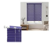 Tende Veneziane Senza Fori, Alluminio 25 mm, Misure Personalizzate | Tende a Rullo Oscuranti da Interno, Privacy e Luce Regolabile per Finestre Cucina Camera Ufficio(Viola)