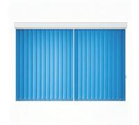 Tende Verticali Oscuranti Per Interno, Tenda A Lamelle Verticali Scorrevoli Per Camera Ufficio, Controllo Luce E Privacy, Bianco, Blu, Beige, Grigio 60-300cm(Dark blue,120W x 150H cm)