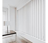 Tende Verticali Oscuranti,Tenda Verticale a Bande da 98mm,Isolamento Termico,per Finestra Balcone Soggiorno Ufficio Hotel,con Accessori,Dimensione e Colore Personalizzabili (WxH:160cmx100cm)
