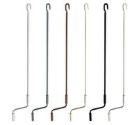 TENDEEVOLUTION Asta per Tende da Sole in Ferro Zincato con Manovella Ergonomica in Plastica, Misure disponibili da 100 a 250 cm. Manovella per Tende da Sole, Asta di Manovra Resistente (Marrone)