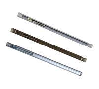 TENDEEVOLUTION - Bacchetta per Tende a Vetro in Acciaio Zincato Regolabili, Varie Misure e Colori. Bacchetta per Tende A Molla, Bastone a Molla, montaggio senza foro (DA 39 A 60 cm, BRONZO)