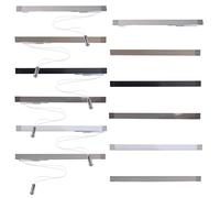 TENDEEVOLUTION - Binario Tenda Soffitto o Parete 40 x 13 mm in Alluminio, Colore e Accessori Personalizzabili su Misura. Binario per Tende a Onda o Arricciate, Curtain Track