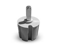 TENDEEVOLUTION Calotta Rullo Perno Quadro da 13 x 13 mm, Diametri da 60-63 - 70 mm. Calotta per Rullo Avvolgitore per Tenda da Sole Per Esterno, Tende a Rullo