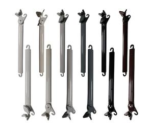 TENDEEVOLUTION Coppia di Braccetti per Tende da Sole per Balcone, da 50 e 70 cm in diversi Colori, Braccetti per Tende da Sole a Caduta da Esterno, Bracci di Ricambio (COPPIA BIANCO 50 CM)