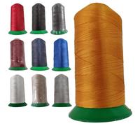 TENDEEVOLUTION Filo per Macchina da Cucire da esterno 100% Poliestere, Bobina da 1500 Metri in diversi Colori. Filo Cucito Resistente per Telo Barca, Arredi Esterni e Tende Da Sole (Giallo)