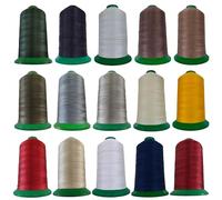 TENDEEVOLUTION Filo per Macchina da Cucire filato 100% Poliestere, Bobina da 3500 Metri in diversi Colori. Filo Cucito Tenace e resistente per Tende da Sole e Abbigliamento (Giallo)