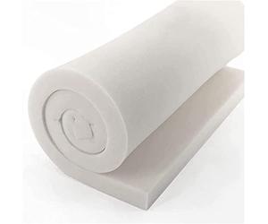 TENDEEVOLUTION Gommapiuma Densità 18 per Divano, foglio 200x100, Lastra Poliuretano espanso Imbottitura Spugna, Spessore Personalizzabile da 1 a 10 cm