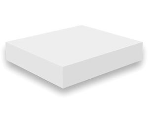 TENDEEVOLUTION Gommapiuma per Imbottitura Densità 30, Spessore 12cm. Lastra 60x60cm di Spugna per Imbottitura Divani, Bancali, Cuscini in Poliuretano Espanso (Densità 30, 60X60 SPESSORE 12CM)