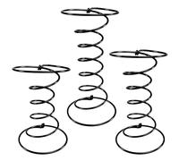 TENDEEVOLUTION Molla a Spirale Biconica, Molle Acciaio al Carbonio in 3 misure per Imbottitura Divano, Sedute per Divani, Molle per Tappezzeria Restauro Sedie e Poltrone (Molla 6 GIRI)