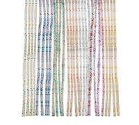TENDEEVOLUTION Tenda Antimosche con Fili in Plastica Glitter, Misure e Colori Personalizzabili. Tenda per Mosche da Esterno, adatta a Porte, Finestre, Verande e Balconi (VERDE, 125 cm X 240 cm)