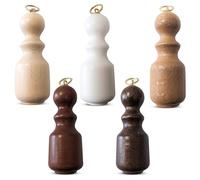 TENDEEVOLUTION Tendicorda Peso in Legno disponibile in Vari colori. Pomolo per Bastone Tenda Legno, Fiocco Peso per Tende da Interno Casa. Accessori Tenda e Tendaggi per Interni (Vari Colori)