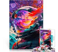 Tendenze spaziali Puzzle da 1000 pezzi per adolescenti Giocattoli che creano dipendenza e sfidano l'intelligenza del cervello Adatto per la decorazione del desktop 38x26cm