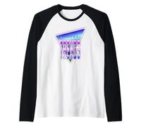 Tendenze Temporali Vaporwave e Stile retrò Maglia con Maniche Raglan