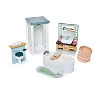 Tender Leaf Giocattoli mobili per bambole: bagno 25 x 15 cm, in legno, in scatola 26,7 x 9,7 x 21,2 cm, 3+