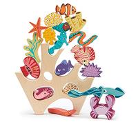 Tender Leaf Prima Età: barriera corallina impilabile 27 x 8 x 25 cm, in legno, in scatola 20 x 6,9 x 21 cm, 18 m+