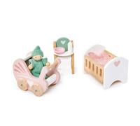 Tender Leaf Toys - Accessori per la casa delle bambole Dovetail - Set di mobili in legno dettagliati e decorazioni per la stanza - Incoraggiano i