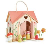 Tender Leaf Toys Rosewood - Casa delle bambole con accessori per mobili e bambole - Gioco fantasioso per bambini con tema fata del legno