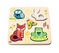 Tender Leaf Toys Touchy Feely Animals - Gioco di ordinamento di forma tattile