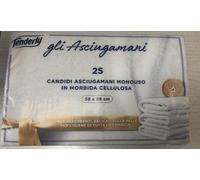 400 TENDERLY ASCIUGAMANI MONOUSO IN CELLULOSA CM. 58x38