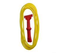 Tendicatena da neve per pneumatici auto, 4 bande e chiave inglese | Le cinghie elastiche in gomma con installatore mantengono le catene strette; la vestibilità riduce lo schiaffo sugli