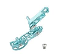 Tendicatena in lega di alluminio leggero Ciclismo Guida a catena a doppia molla Tenditore per mountain bike a velocità singola Tenditore convertitore regolatore di velocità singola