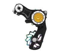 Tendicatena per biciclette con anelli di guida in alluminio a molla di tenuta per accessori da ciclismo Tenditore a velocità singola