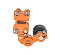 Tendicatena per moto in lega CNC, progettato per mantenere la tenuta della catena e ridurre il rumore per un maggiore comfort di guida (nero)