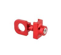 Tendicatena tendicatena in lega di alluminio for bicicletta, bullone di tensione della catena, vite, modifica fai da te, leggero, adatto for bicicletta a velocità singola(Red)
