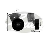 Tendicinghia, cinghia a V GATES T38169