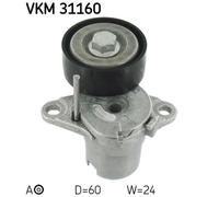 Tendicinghia, Cinghia Poly-V centro per AUDI CUPRA SEAT SKODA VW A1 A3 A4 A4 All